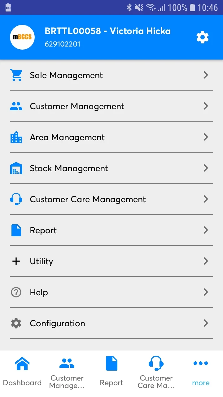 mBCCS 3.0 Halotel screenshot