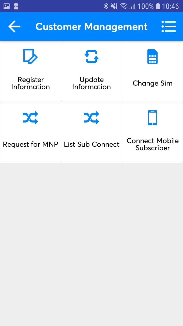 mBCCS 3.0 Halotel screenshot
